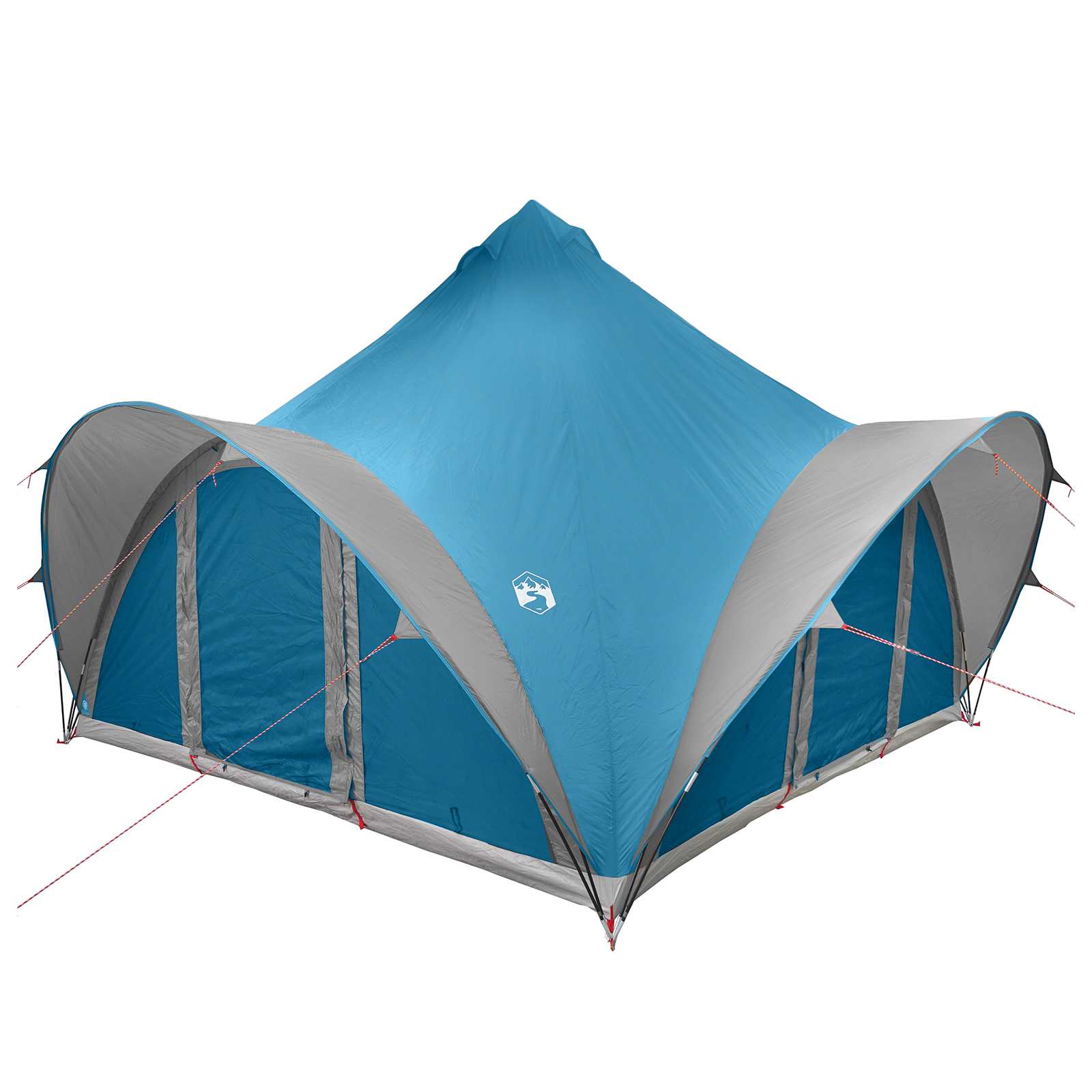 Tipi-teltta katolla Sininen 6-henkilöä Polyesteri ja teräs - Image 3