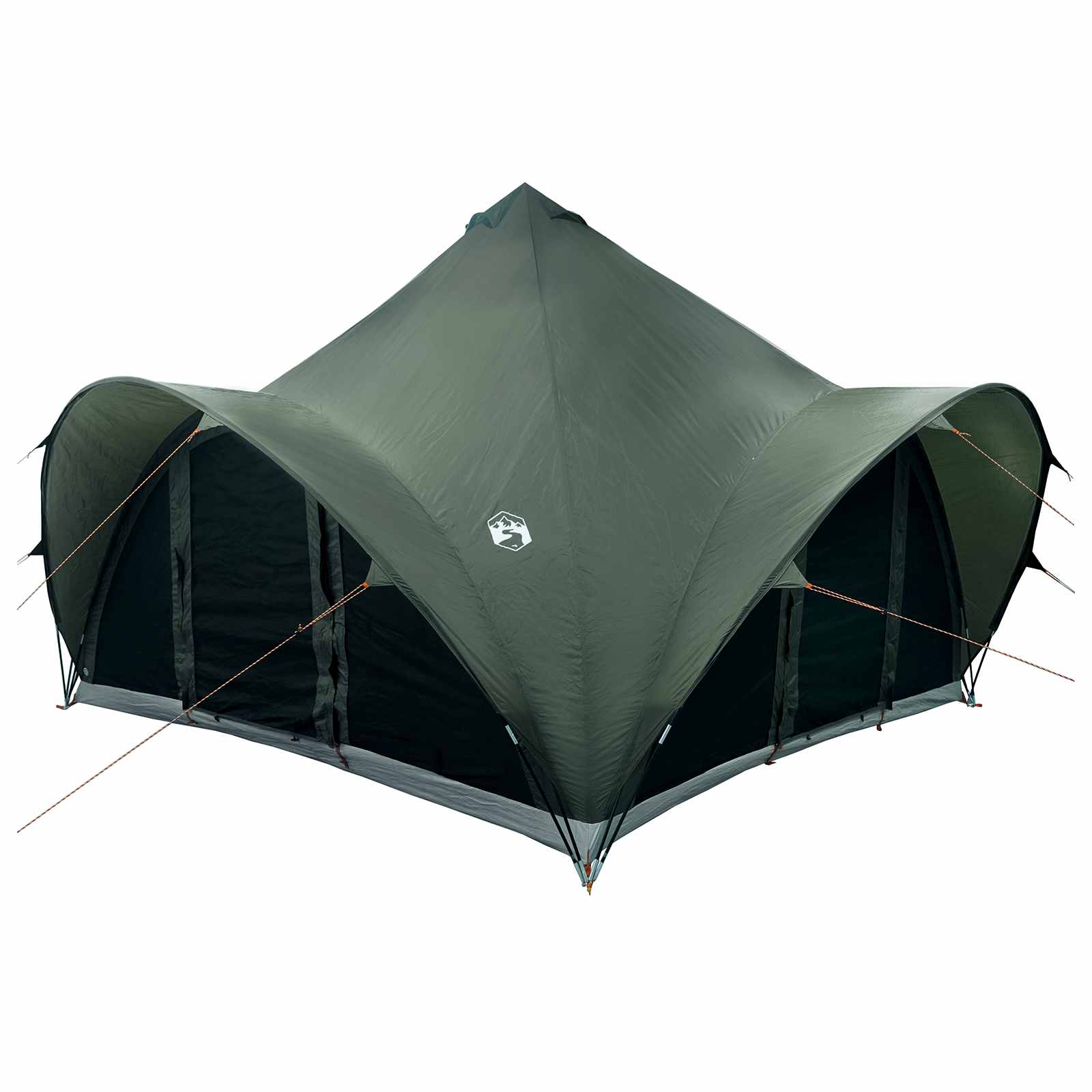 Tipi-teltta katolla Armyn vihreä 6-henkilöä Polyesteri ja teräs - Image 3