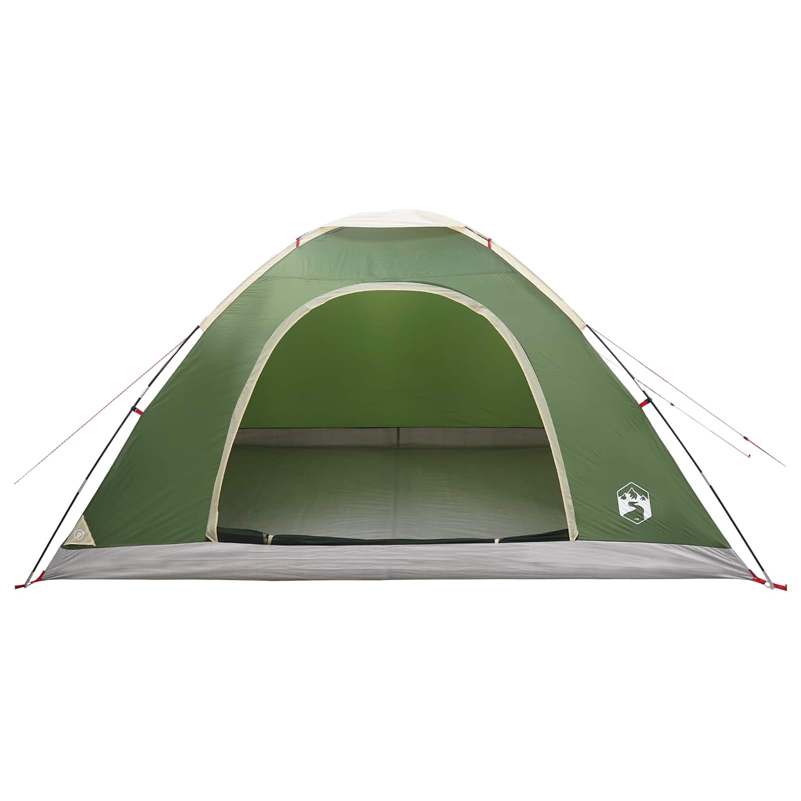 Kamperski šotor s streho Zelena 335 x 275 x 180 cm - slika 4