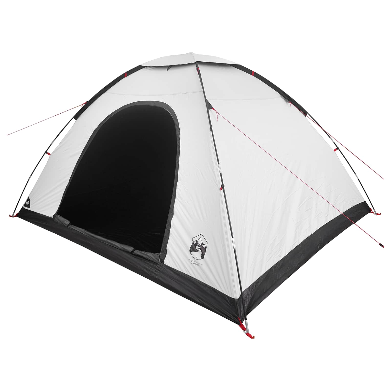 vidaXL Cort de Camping cu acoperiș Alb Blackout 335 x 275 x 180 cm