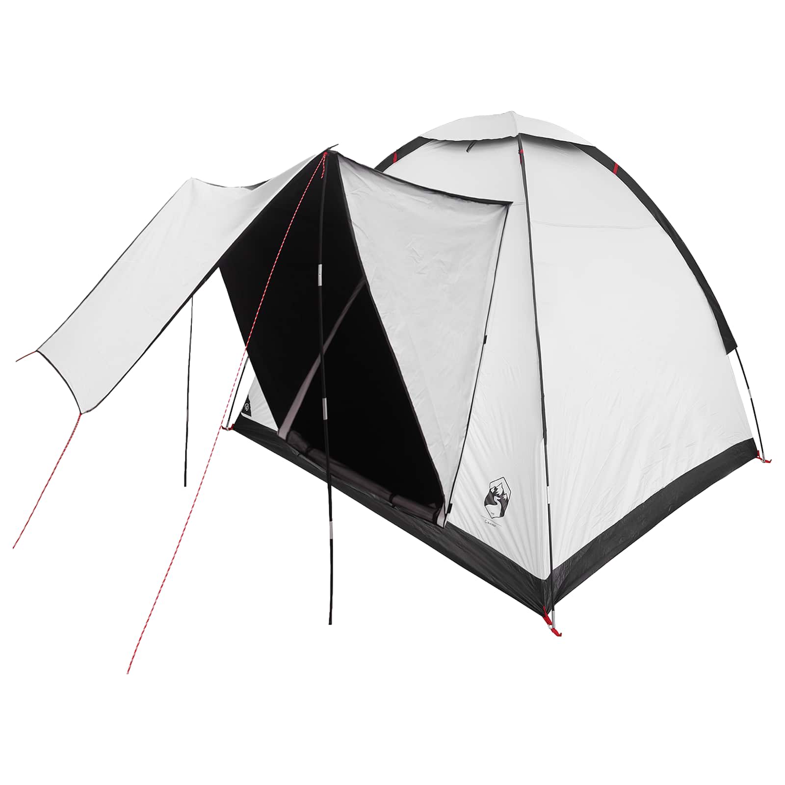 vidaXL Cort de Camping cu acoperiș Alb Blackout 190 x 140 x 105 cm