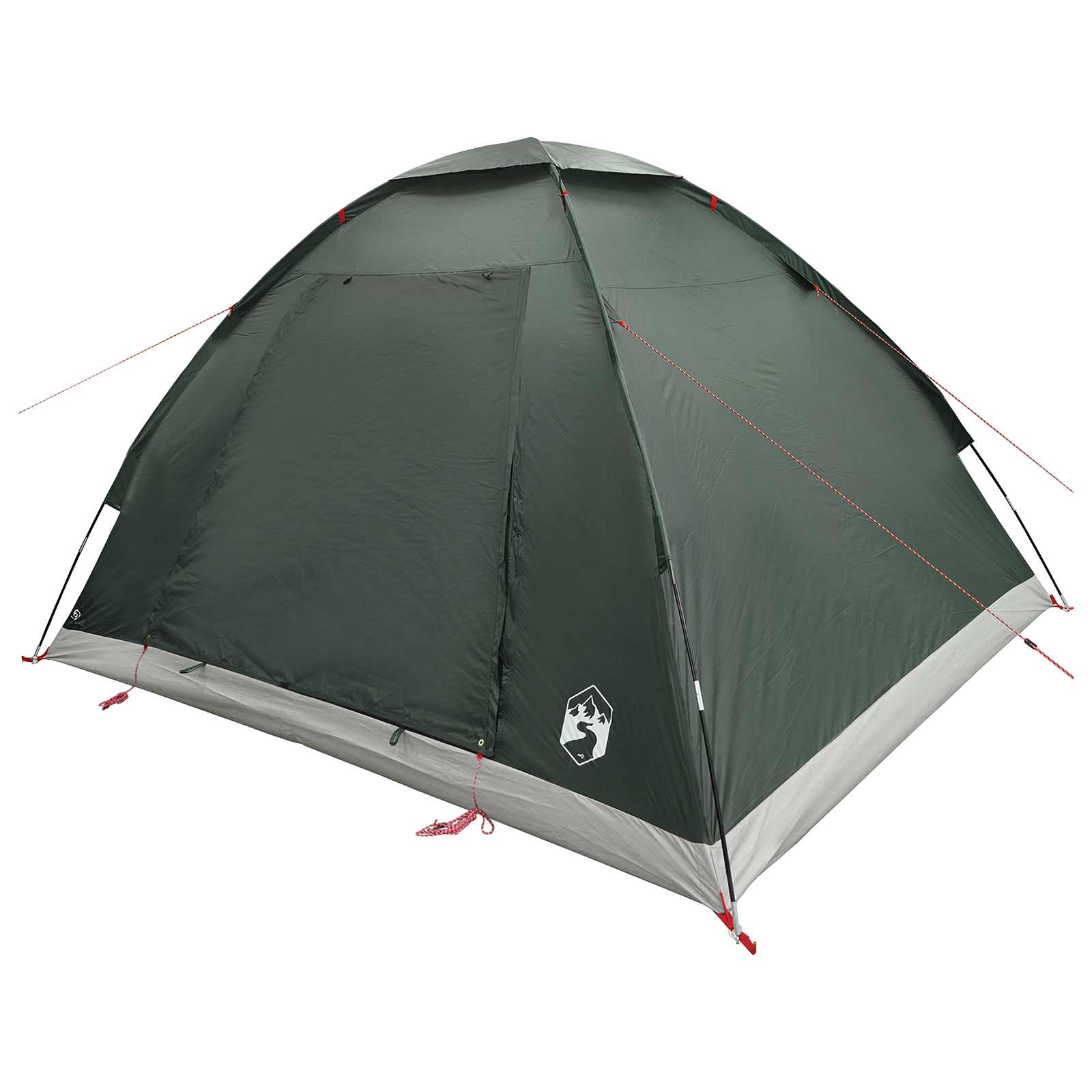 Kamperski šotor s streho Vojaška zelena 275 x 215 x 125 cm - slika 3