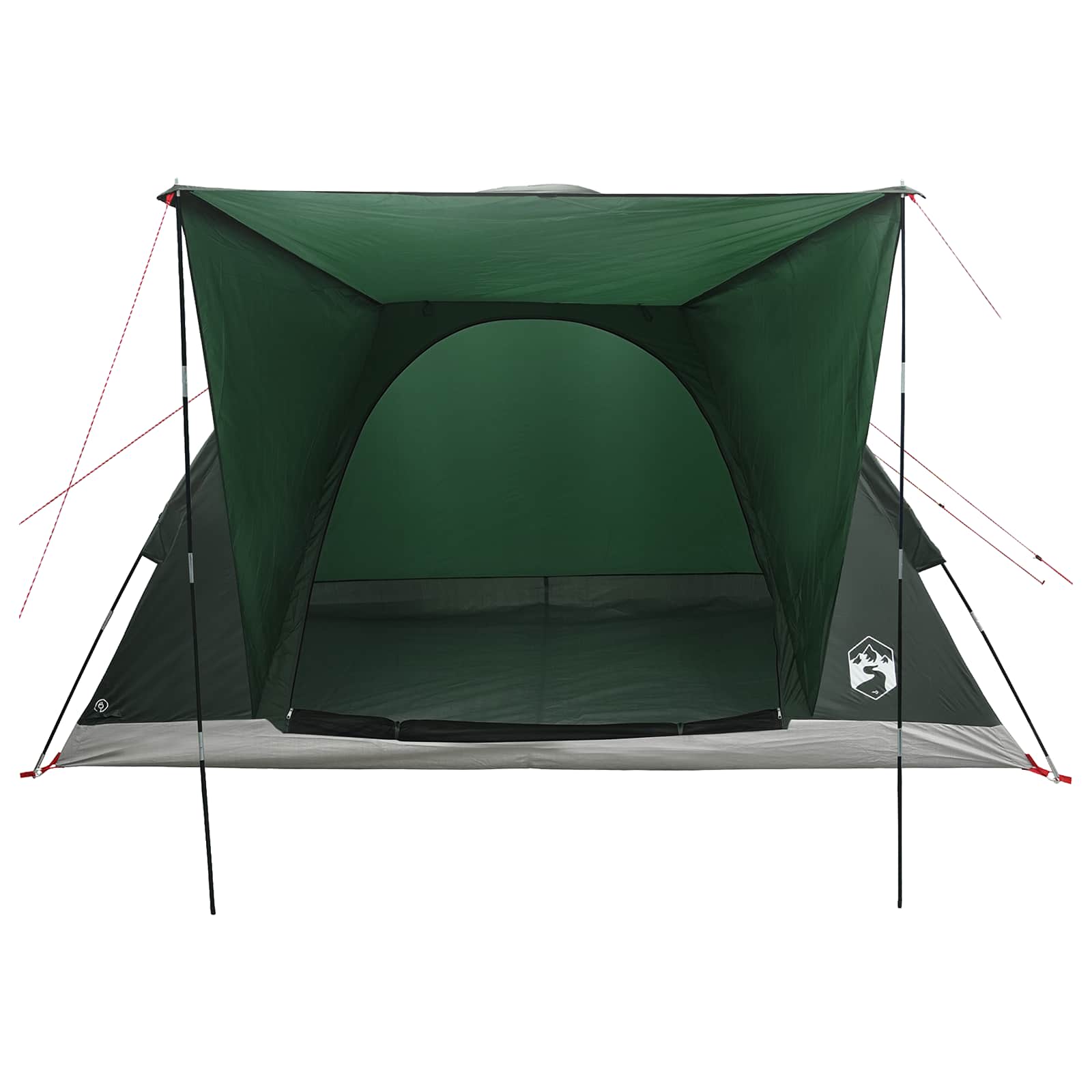 Kamperski šotor s streho Vojaška zelena 275 x 215 x 125 cm - slika 4