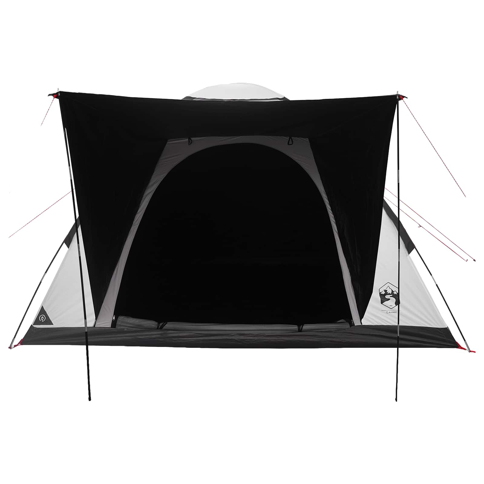 Kamperski šotor s streho Bela zatemnitev 275 x 215 x 125 cm - slika 4