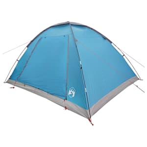 Kempingový stan se střechou Modrá 6 osob Polyester a ocel - obrázek 3
