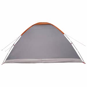Kempingový stan Šedá a oranžová 6 osob Polyester a ocel - obrázek 7