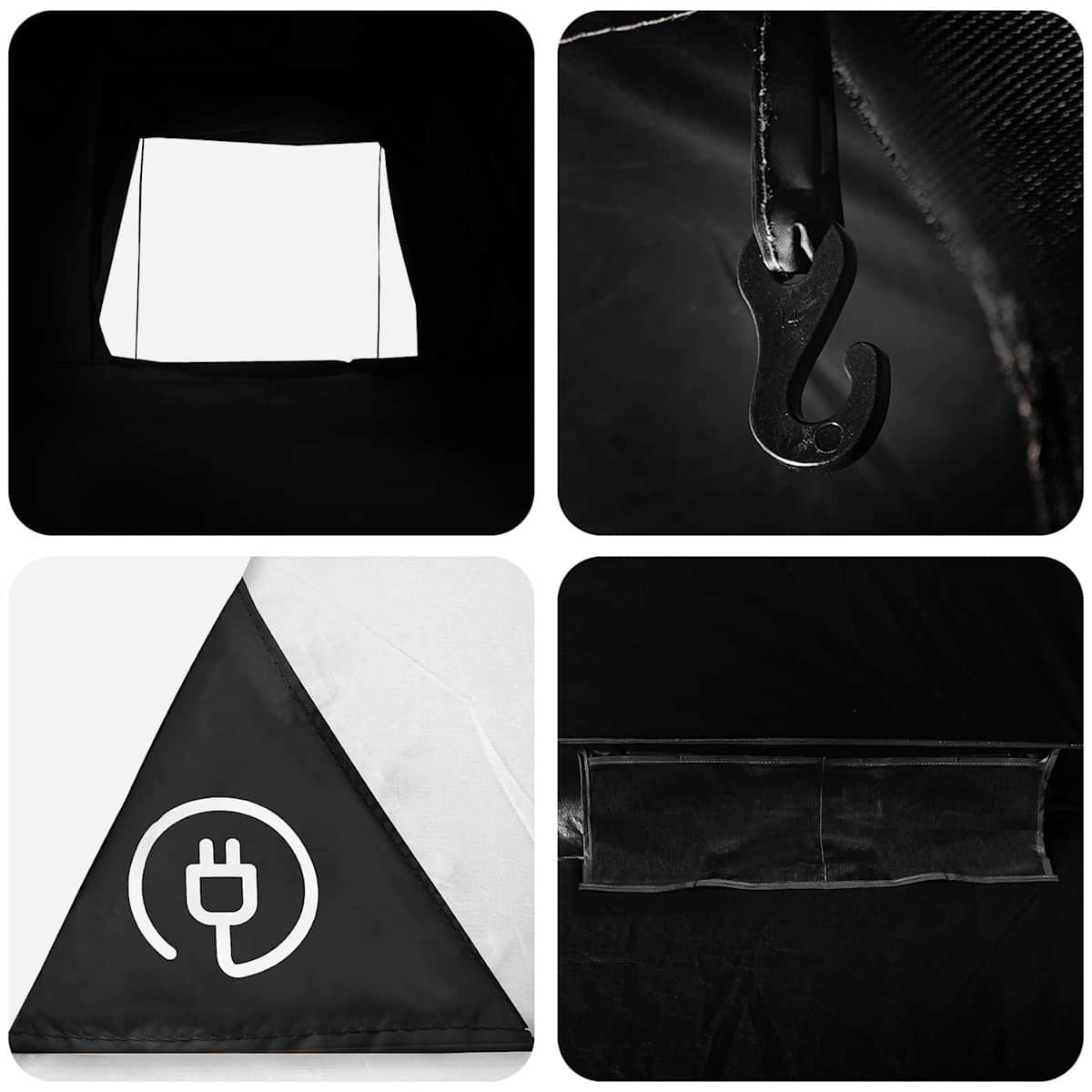 Camping telt Blackout Polyester og Stål - Billede 10