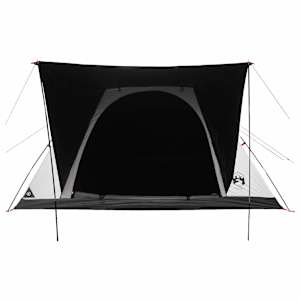 Kempingový stan se střechou Bílý blackout 335 x 275 x 180 cm - obrázek 4