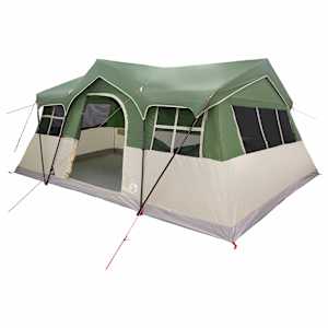vidaXL Peretelk 487 x 340 x 216 cm Roheline Pol&uuml;ester ja teras