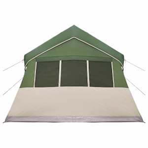Rodinný stan Zelená 487 x 340 x 216 cm Polyester a ocel - obrázek 6