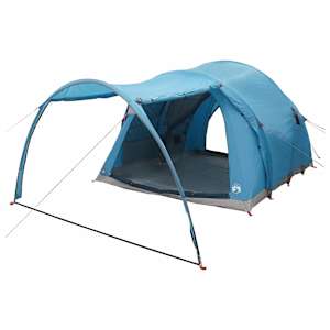 vidaXL Tunnelitelk 370 x 275 x 210 cm Sinine Pol&uuml;ester ja teras