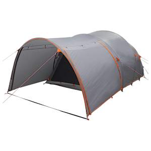 Tunelový stan se střechou Šedá a oranžová 370 x 275 x 210 cm - obrázek 3