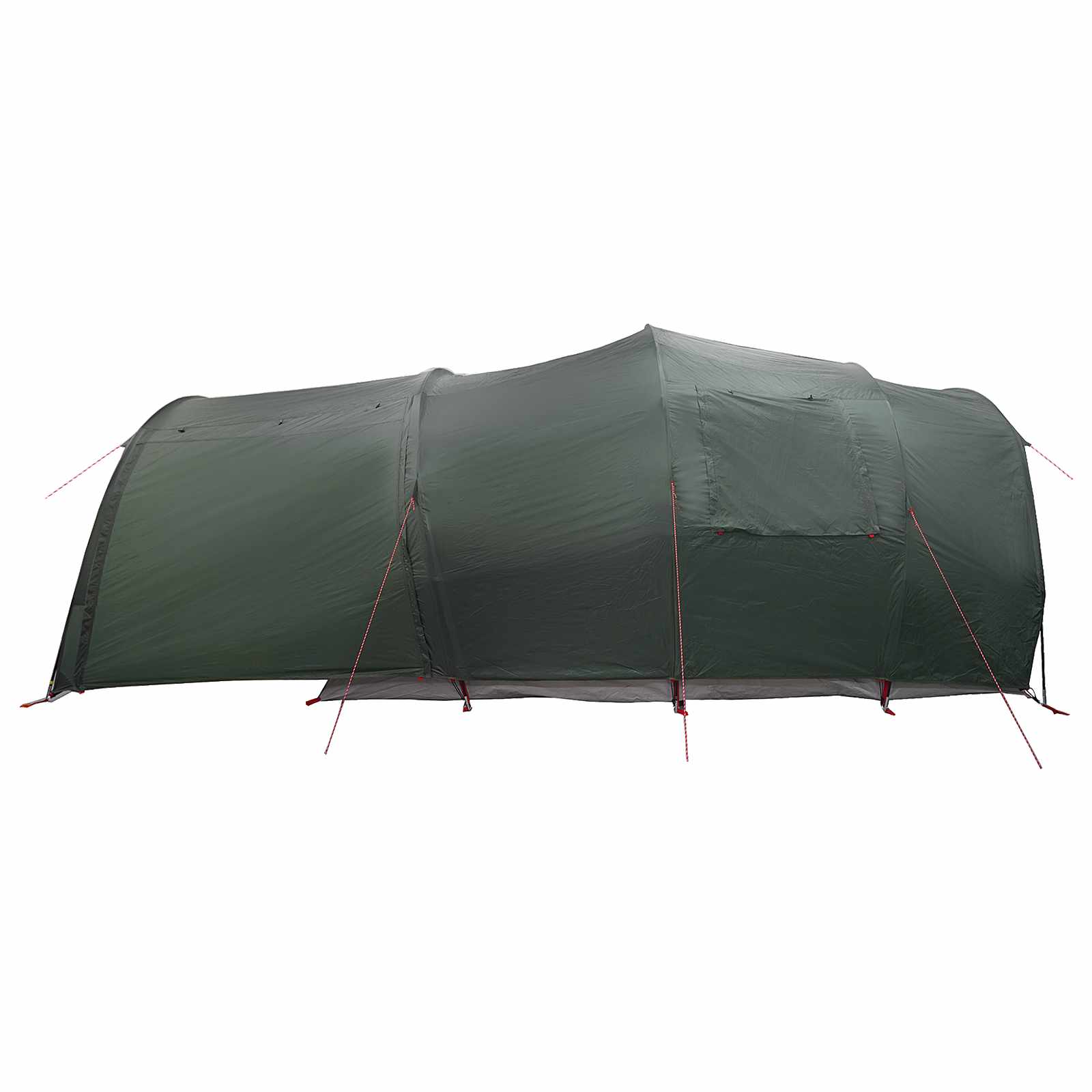 vidaXL Tunnelzelt Olivegrün 370 x 275 x 210 cm Polyester und Stahl – Bild 7