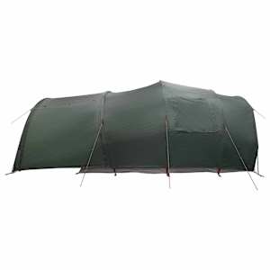 Tunelový stan se střechou Armádně zelená 370 x 275 x 210 cm - obrázek 7
