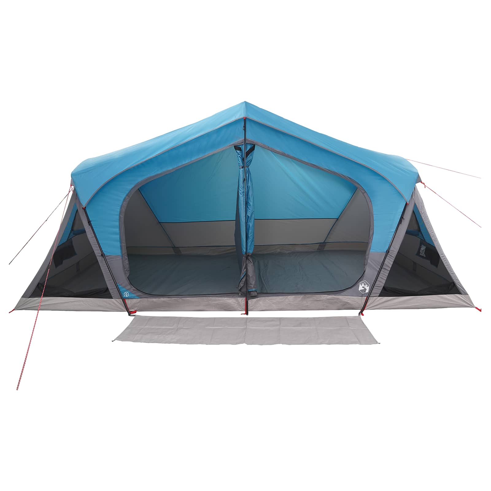 Mökki teltta Sininen 480 x 273 x 205 cm Polyesteri ja teräs - Image 4