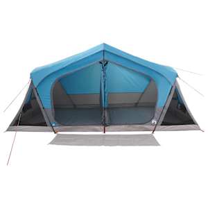 Chata stan Modrá 480 x 273 x 205 cm Polyester a ocel - obrázek 4