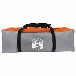 Chata stan Šedá a oranžová 480 x 273 x 205 cm Polyester a ocel - obrázek 8