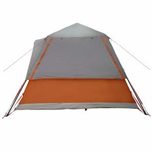 Okamžitý stan se střechou Šedá a oranžová 305 x 275 x 190 cm - obrázek 6
