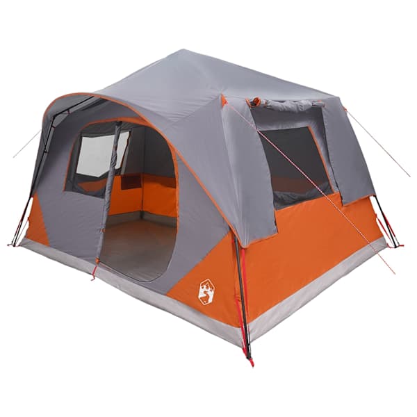 vidaXL Kohene Telk Hall ja oranž 365 x 380 x 200 cm Pol&uuml;ester ja teras