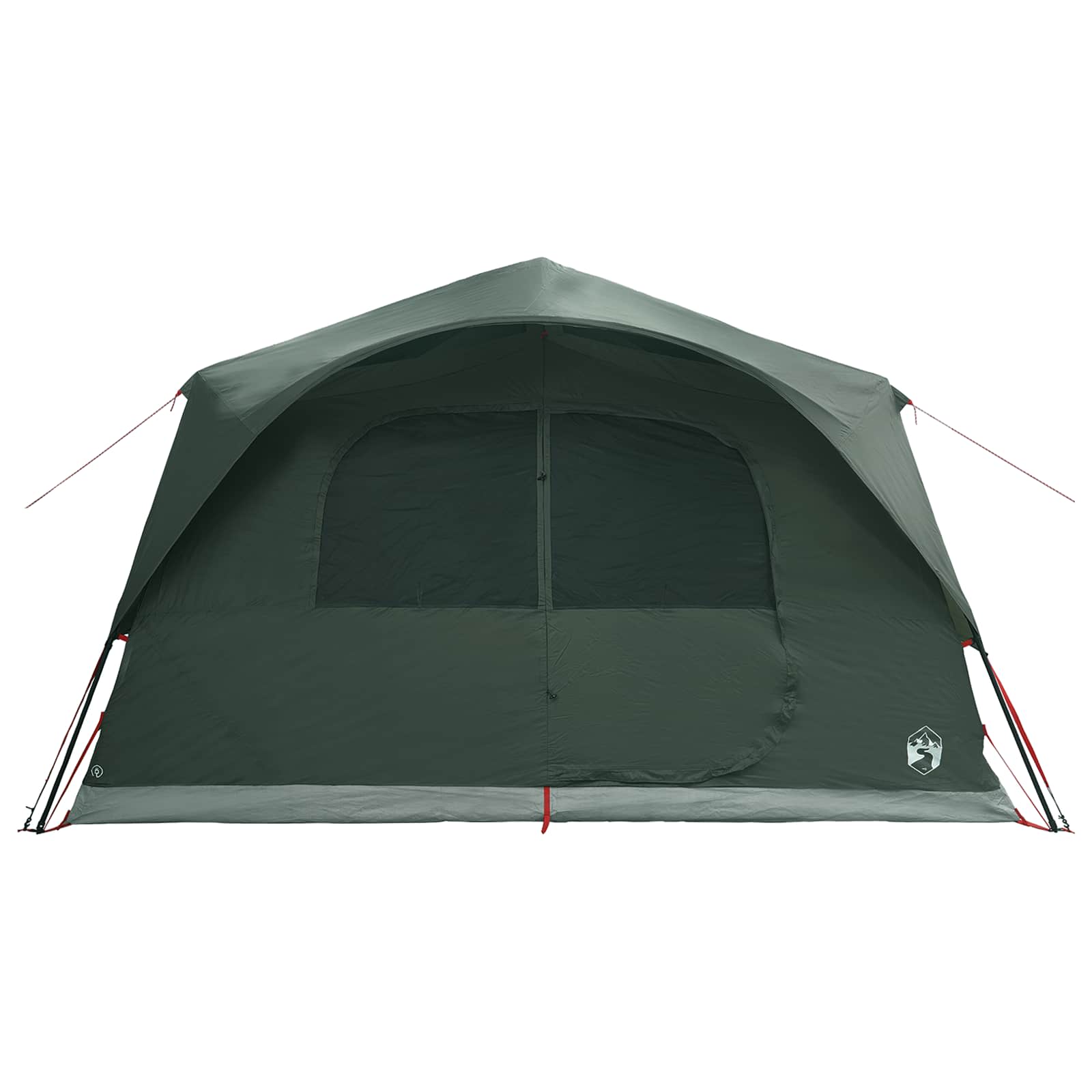 vidaXL Takojšnji šotor s streho Vojaška zelena 365 x 380 x 200 cm - slika 4