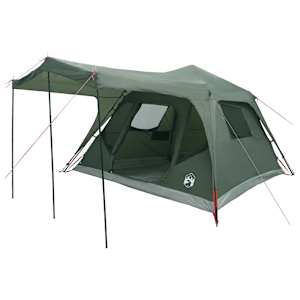 vidaXL Peretelk Armee rohelis 305 x 275 x 190 cm Pol&uuml;ester ja teras