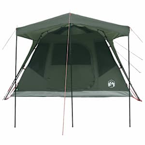 Rodinný stan Armádně zelená 305 x 275 x 190 cm Polyester a ocel - obrázek 5
