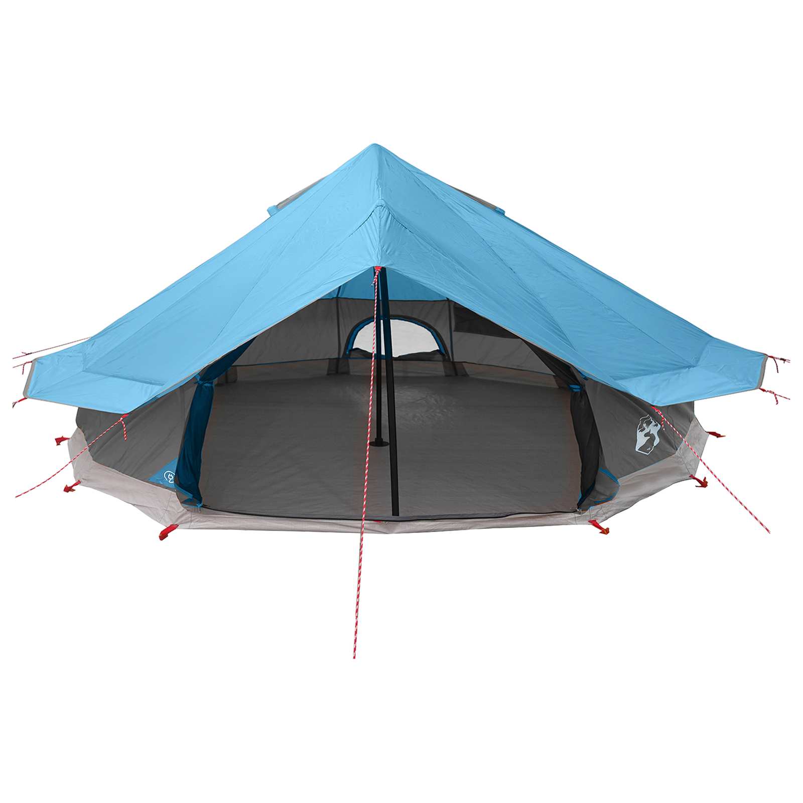 Tipi stan se střechou Modrá 800 x 800 x 430 cm Polyester a ocel - obrázek 4