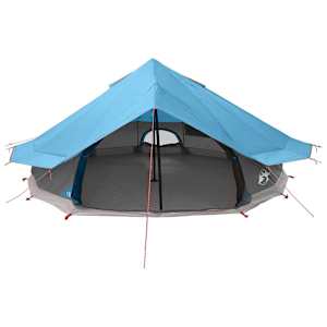 Tipi stan se střechou Modrá 800 x 800 x 430 cm Polyester a ocel - obrázek 4