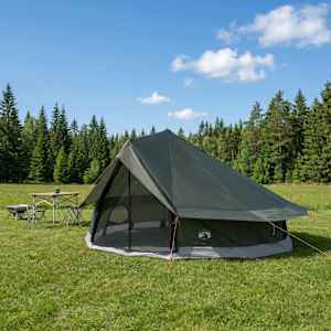 Tipi stan Armádně zelená 800 x 800 x 430 cm Polyester a ocel - obrázek 1
