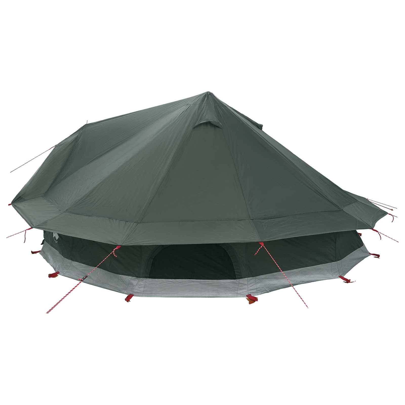 Tipi stan Armádně zelená 800 x 800 x 430 cm Polyester a ocel - obrázek 5