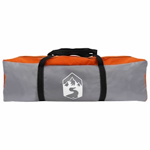 Tipi stan Šedá a oranžová 250 x 250 cm Polyester a ocel - obrázek 6