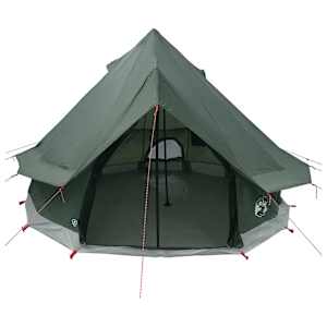 Tipi stan Armádně zelená 250 x 250 cm Polyester a ocel - obrázek 4