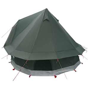 Tipi stan Armádně zelená 250 x 250 cm Polyester a ocel - obrázek 5