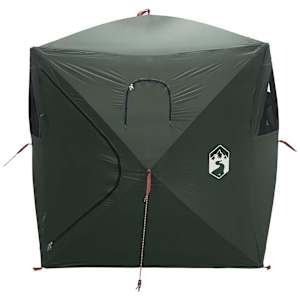 Lovecký stan Armádně zelená 143 x 143 x 165 cm Polyester a ocel - obrázek 4