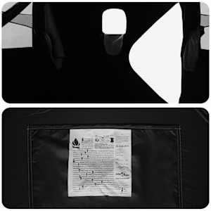Lovecký stan Bílý blackout 143 x 143 x 165 cm Polyester a ocel - obrázek 9