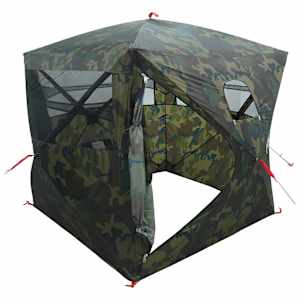vidaXL Jaht Telk Kamuflaaž 143 x 143 x 165 cm Pol&uuml;ester ja teras