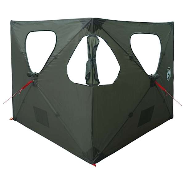 vidaXL Jaht Telk 145 x 145 x 150 cm Armee rohelis Pol&uuml;ester ja teras