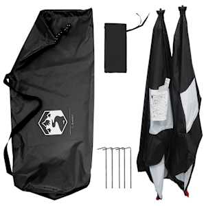 Lovecký stan Bílý blackout 145 x 145 x 150 cm Polyester a ocel - obrázek 9