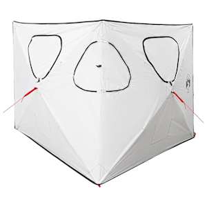 Lovecký stan Bílý blackout 145 x 145 x 150 cm Polyester a ocel - obrázek 3