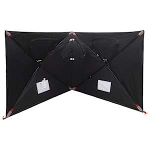 Lovecký stan Bílý blackout 145 x 145 x 150 cm Polyester a ocel - obrázek 7
