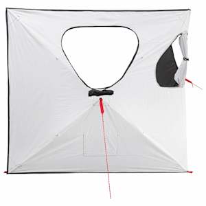 Lovecký stan Bílý blackout 145 x 145 x 150 cm Polyester a ocel - obrázek 6