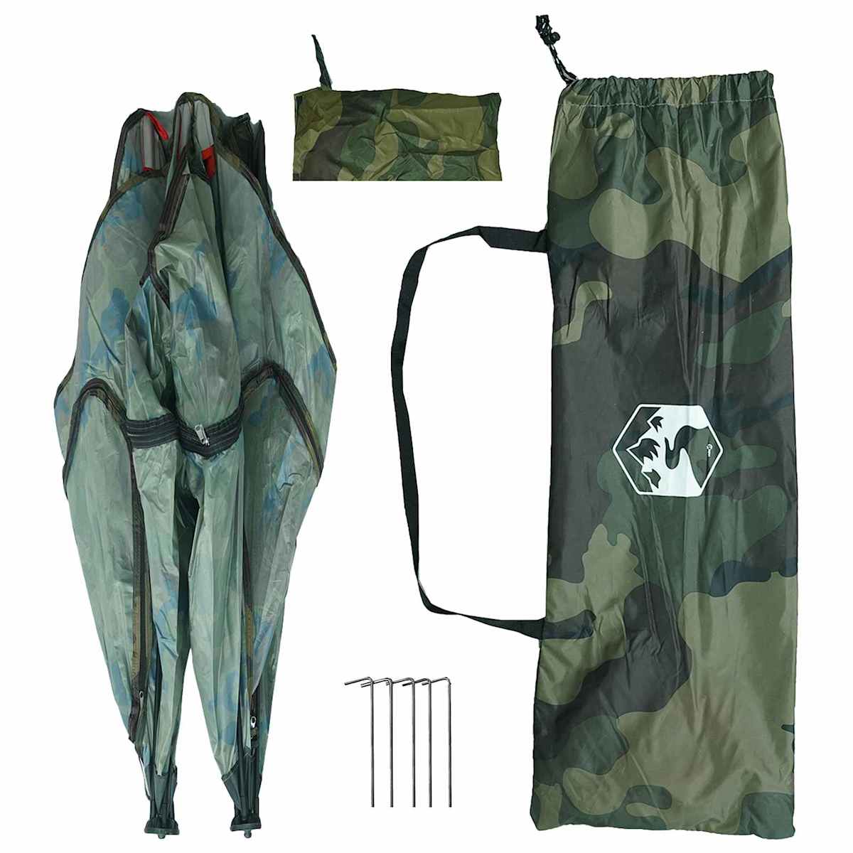 Jagttelt 145 x 145 x 150 cm Polyester og Stål - Billede 9