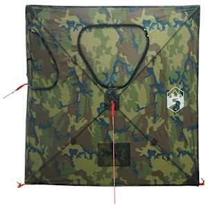 Lovecký stan Maskáčová 145 x 145 x 150 cm Polyester a ocel - obrázek 5