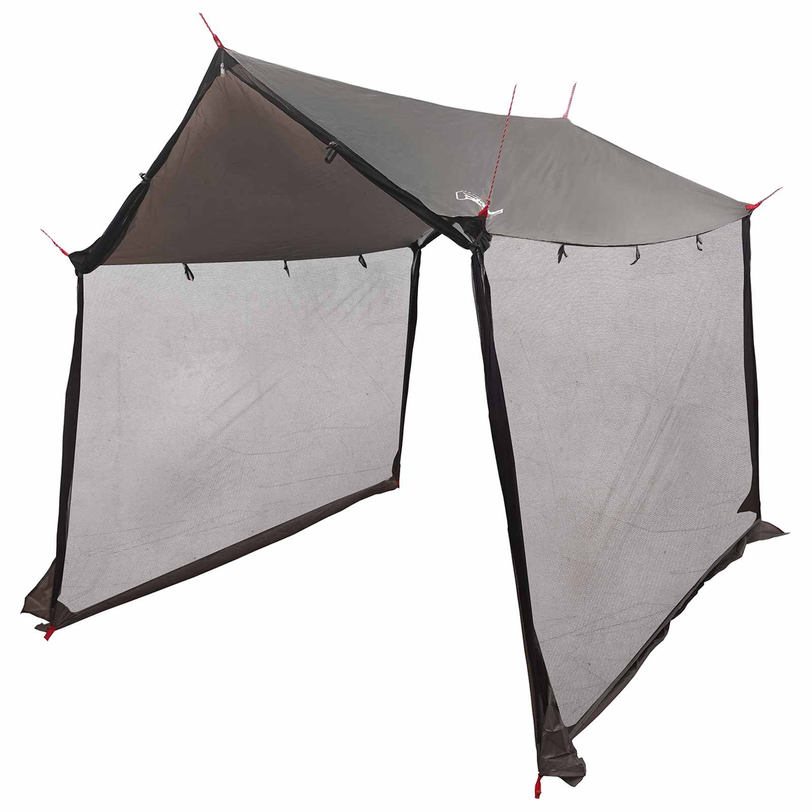 vidaXL Camping-Tarp mit Netzwänden Braun Grau 270 x 210 x 210 cm – Bild 3