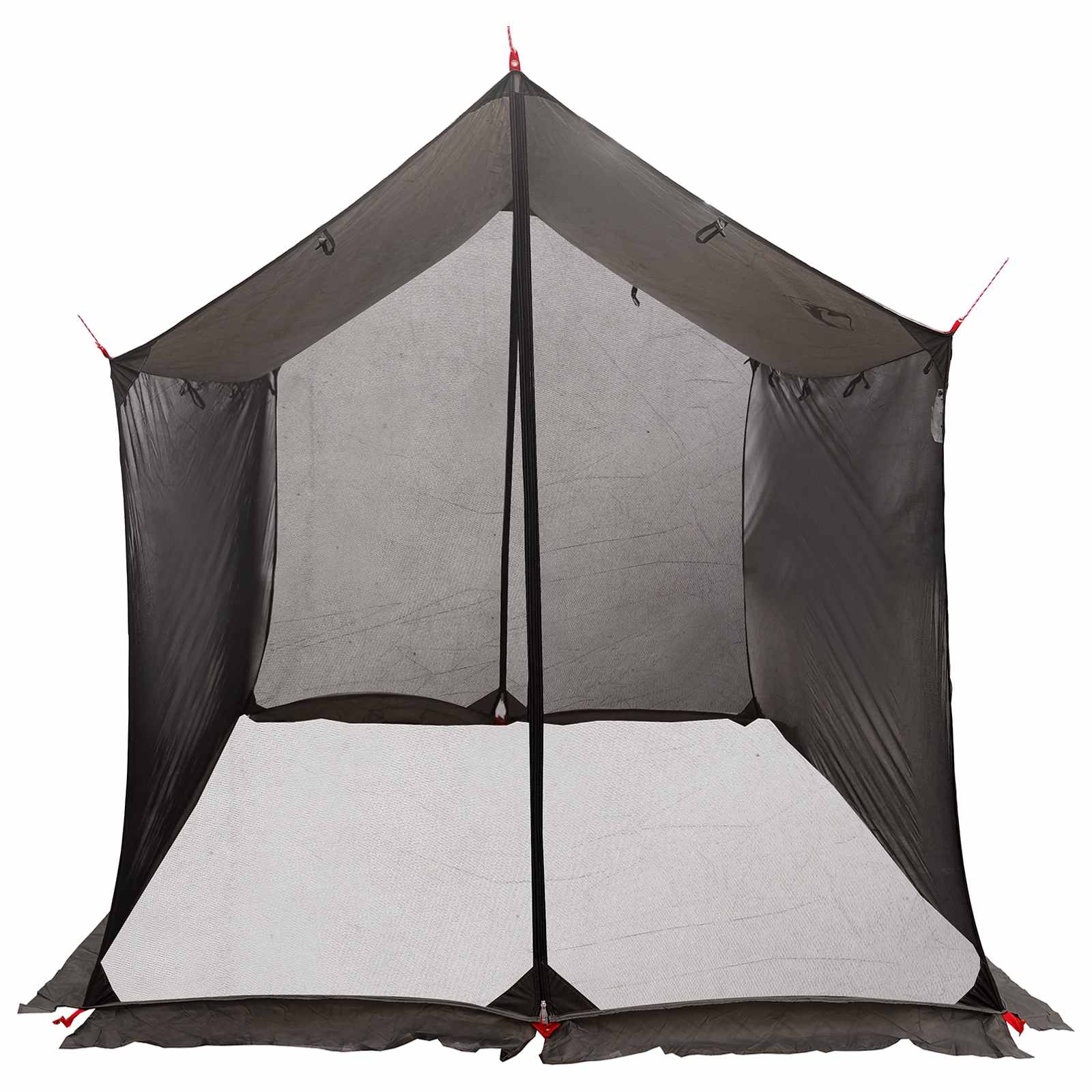vidaXL Camping-Tarp mit Netzwänden Braun Grau 270 x 210 x 210 cm – Bild 4