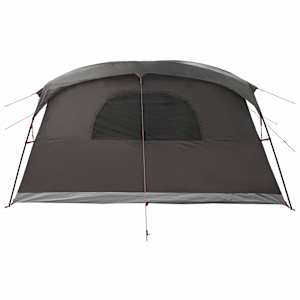 Tunelový stan Hnědošedý 427 x 305 x 205 cm Polyester a ocel - obrázek 7