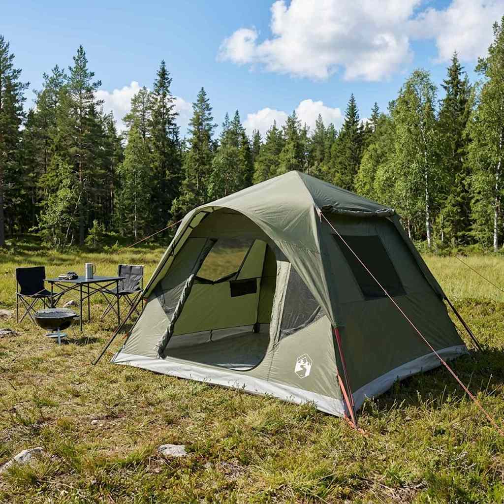 vidaXL Sofort Zelt Olive Grün 305 x 275 x 190 cm Polyester und Stahl