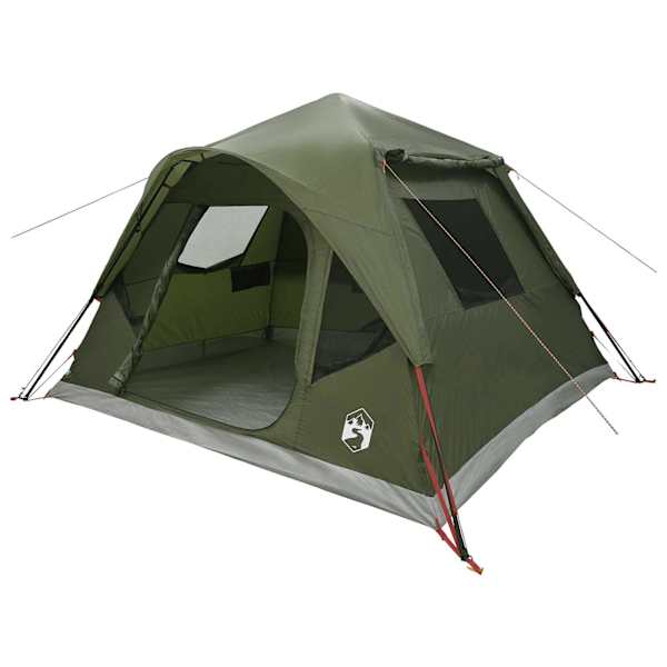 vidaXL Kohene Telk katusega &otilde;huavaga Oliiviroheline 305 x 275 x 190 cm
