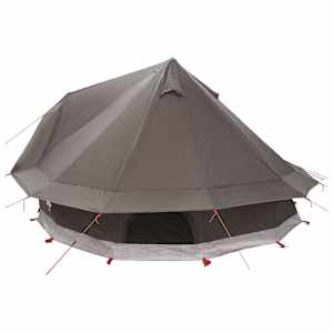 Tipi stan Hnědošedý 700 x 700 x 395 cm Polyester a ocel - obrázek 5