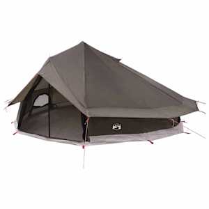 Tipi stan Hnědošedý 800 x 800 x 430 cm Polyester a ocel - obrázek 2